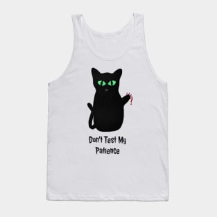 Creepy killer cat Tank Top